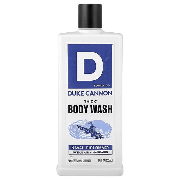 Duke Cannon Supply Co., Thin® 바디 워시, Naval Diplomcy, 532ml(18fl oz)