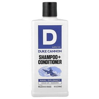 Duke Cannon Supply Co., Shampoo e Condicionador, Certificação Naval, 414 ml (14 fl oz)