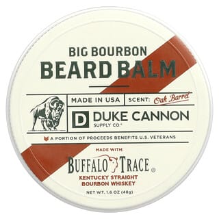 Duke Cannon Supply Co., 빅 버번 비어드 밤, 오크 배럴, 48g(1.6oz)