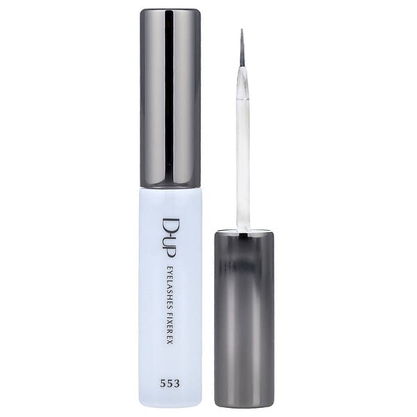 D-UP, Eyelashes Fixer EX, Takma Kirpik Yapıştırıcısı, 553 Siyah Tip, 0,7 fl oz (5 ml)