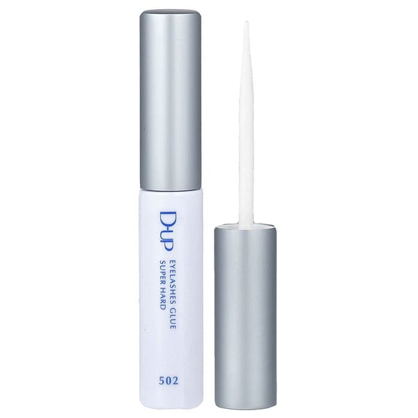 D-UP, 속눈썹 글루 슈퍼 하드, 인조 속눈썹 접착제, 502 클리어 타입, 5ml(0.7fl oz)