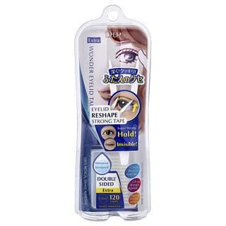 D-UP, Cinta adhesiva para párpados Wonder, Extra, Transparente, 120 cintas adhesivas