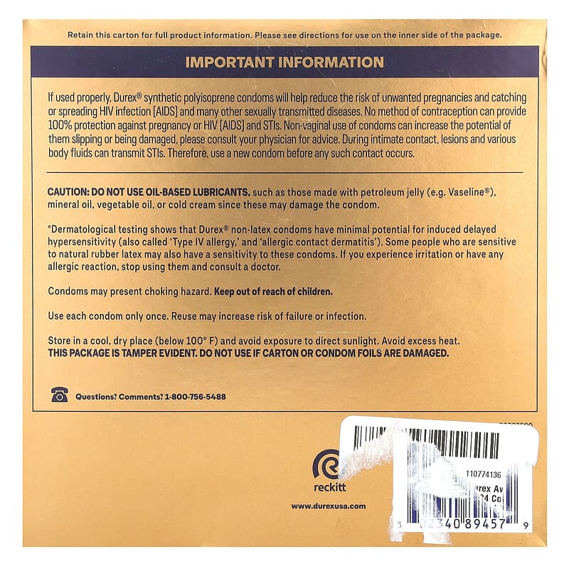 Real Feel Non-Latex, Regular Fit , 24 Polyisoprene Condoms