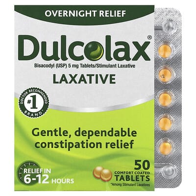 Dulcolax, Laxative, 50 Coated Tablets