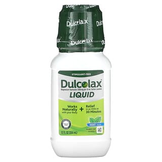Dulcolax, жидкое слабительное, мятное средство, 354 мл (12 жидк. унций)