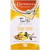 Tulsi, Organic, Ginger Lemon Tea, Caffeine-Free , 25 Tea Bags, 1.58 oz (45 g)