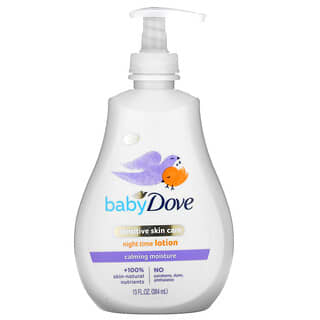 Dove, Baby Dove, Loción para la noche, Humectación calmante, 384 ml (13 oz. Líq.)