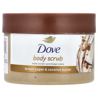 Dove, Gommage pour le corps, Sucre roux et beurre de noix de coco, 298 g