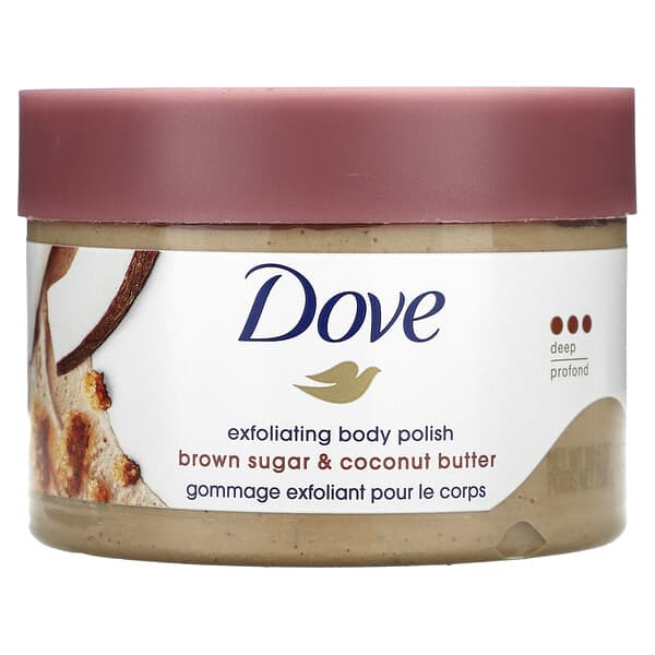 Dove, Exfoliating Body Polish, Brown Sugar & Coconut Butter, 10.5 Oz ...