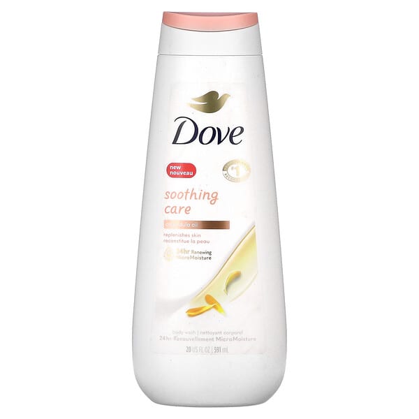 Dove, Jabón líquido calmante para el cuerpo, Aceite de caléndula, 591 ml (20 oz. líq.)