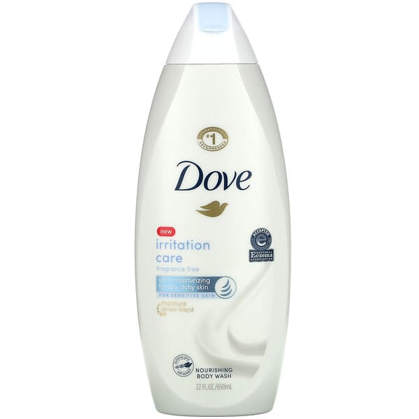 Dove, Pflegendes Duschgel, Reizungspflege, ohne Duftstoffe, 650 ml (22 fl. oz.) (Nicht mehr verfügbarer Artikel) 