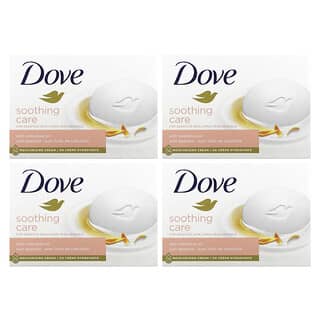 Dove, Soothing Care Soap Bar, 4 Bars, 3.75 oz (106 g) Each