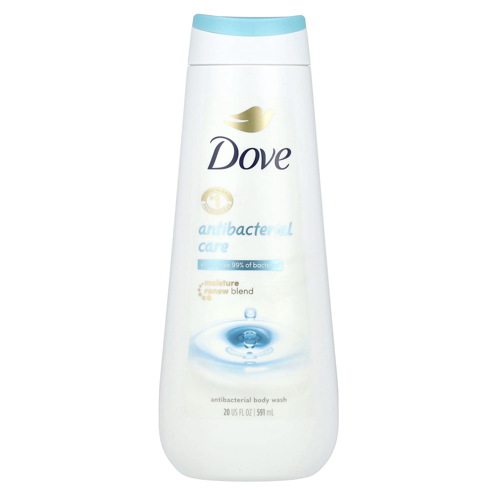 Dove, Antibacterial Body Wash, 20 fl oz (591 ml)