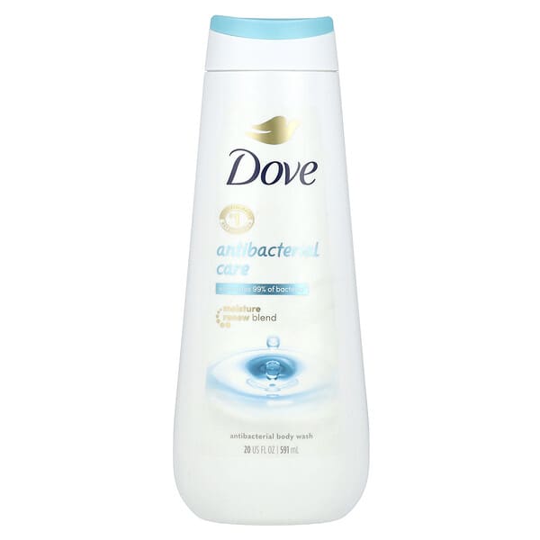 Dove, Antibacterial Body Wash, 20 fl oz (591 ml)