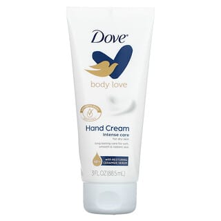 Dove, Body Love, Crema para manos`` 88,5 ml (3 oz. Líq.)