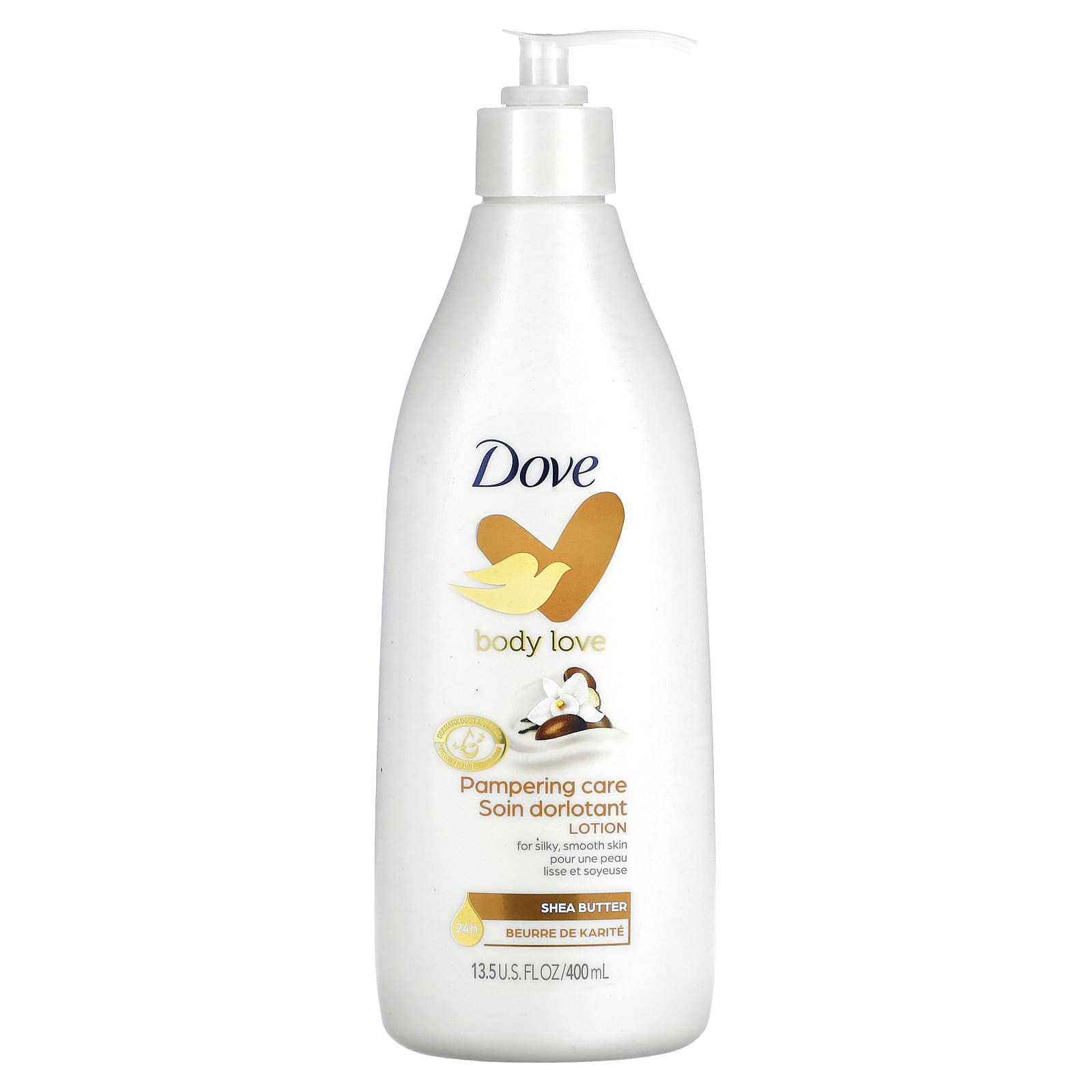 Dove, Pampering Care Lotion, Shea Butter, 13.5 Fl Oz (400 Ml)