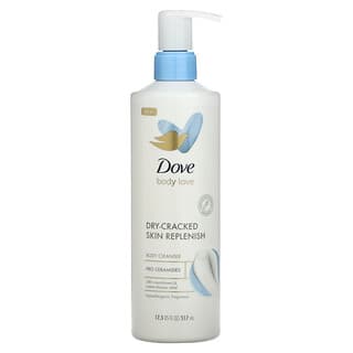 Dove‏, "Body Love, תכשיר ניקוי לגוף עם עור סדוק וחידוש, 517 מ""ל (17.5 אונקיות נוזל)"