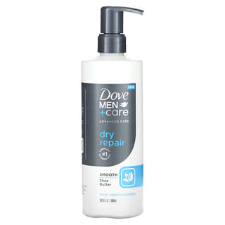 Dove, Men+Care，面部+身体肌肤清洁乳，干性肌肤修护，16.9 盎司（500 毫升）