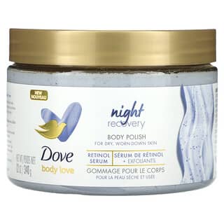 Dove, Body Love, Exfoliante corporal de recuperación nocturna`` 340 g (12 oz)