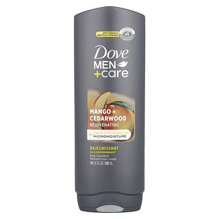 Dove, Men + Care, Body + Face Wash, Mango + Cedarwood, 18 fl oz (532 ml)