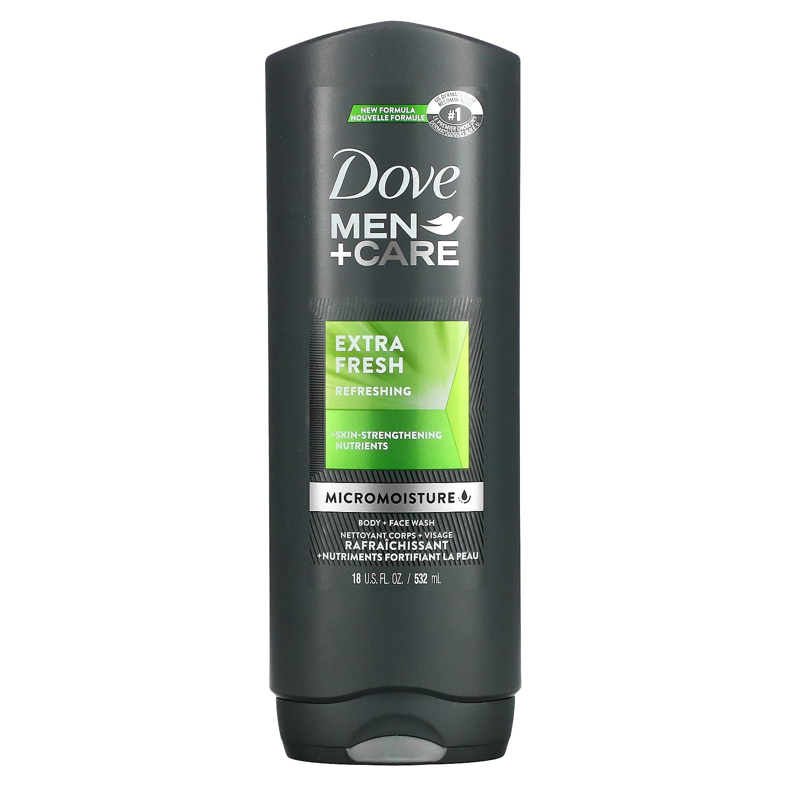Omtrek Pence Herhaald Dove, Men+Care, Body and Face Wash, Extra Fresh, 18 fl oz (532 ml)