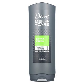 Dove, Men+Care 清涼倍爽男士沐浴潔面乳，18 液量盎司（532 毫升）