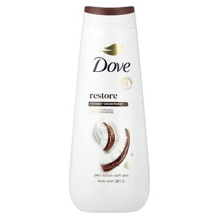 Dove, Restore, Body Wash, Coconut + Cocoa Butter, 20 fl oz (591 ml)