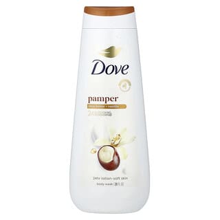 Dove, Pamper Body Wash, Shea Butter + Vanilla, 20 fl oz