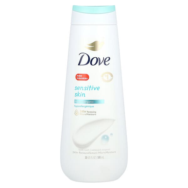Dove, Jabón líquido para el cuerpo para pieles sensibles, 591 ml (20 oz. líq.)