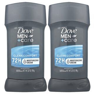 Dove, Men+Care, Clean Comfort, Antiperspirant Deodorant, 2 Pack, 2.7 oz (76 g) Each