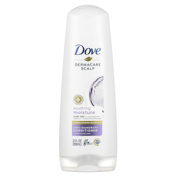 Dove, Dermacare Scalp, AntiDandruff Conditioner, Soothing Moisture, 12
