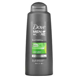 Dove, Men + Care, Champú y acondicionador 2 en 1, Fresh & Clean, 603 ml (20,4 oz. Líq.)