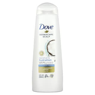 Dove, ermacare Scalp，去屑洗髮水，椰子和補水，12 液量盎司（355 毫升）