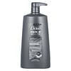 Men + Care, Shampoo, Purifying, Charcoal + Clay, 25.4 fl oz (750 ml)