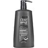 Men + Care, Shampoo, Purifying, Charcoal + Clay, 25.4 fl oz (750 ml)