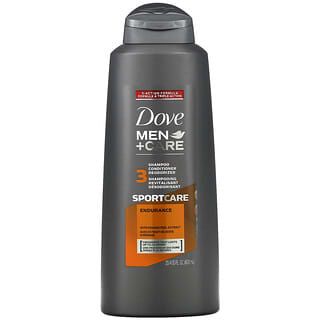 Dove, 男性護理，3 合 1 洗髮精+護髮素+ 香體露，運動護理型，20.4 液量盎司（603 毫升）