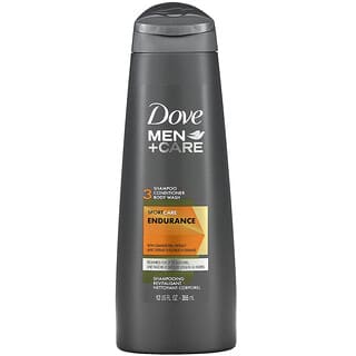 Dove, العناية + للرجال ، 3 أنواع شامبو + بلسم + غسول للجسم ، SportCare ، 12 أونصة سائلة (355 مل)