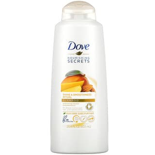 Dove, Shine & Smoothness Ritual Shampoo with Mango Butter and Almond Oil, 20.4 fl oz (603 ml)