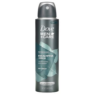 Dove, Men+Care, 24H Antiperspirant Dry Spray, Eucalyptus + Birch, 3.8 oz (107 g)