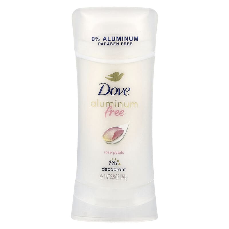 ダヴ　DOVE　フルーティーローズ　ローズペタル　デオドラントスティック アルミニウムフリーデオドラント、ローズペタル、74g（2.6オンス）