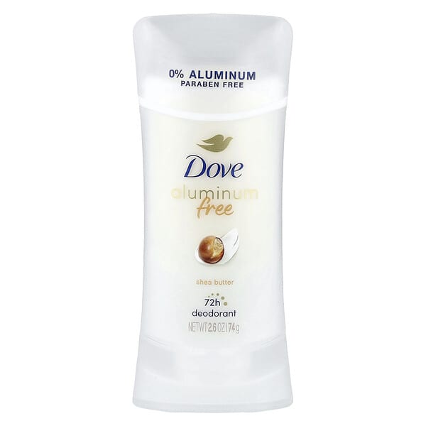 Dove, дезодорант без алюминия, масло ши, 74 г (2,6 унции)