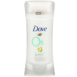 Dove, 0% Aluminum Deodorant, Pear & Aloe Vera , 2.6 oz (74 g)