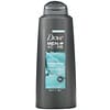 Dove, Men + Care, Shampoo + Condicionador 2 em 1, Revitalizante, Eucalipto + Bétula, 603 ml (20,4 fl oz)