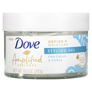 Dove, Amplified Textures, увлажняющий гель для укладки волос Define N ', 283 г (10 унций)