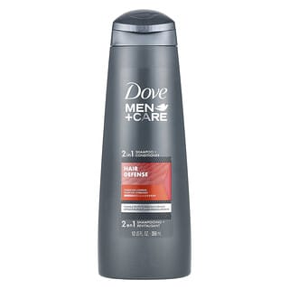 Dove, Men + Care, Champú y acondicionador 2 en 1, Defensa del cabello, 355 ml (12 oz. Líq.)