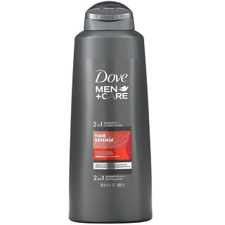 Dove, العناية+للرجال، شامبو + بلسم 2 في 1، حماية الشعر، 20.4 أونصة سائلة (603 مل)