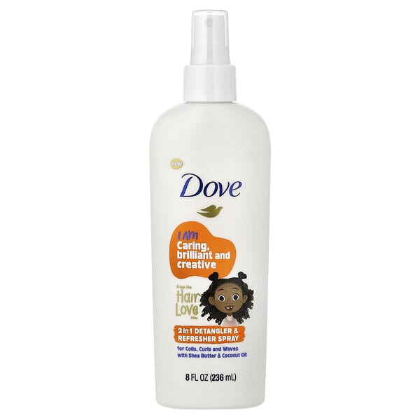Dove, 2in1 디탱글러 & 리프레셔 스프레이, 236ml(8fl oz)