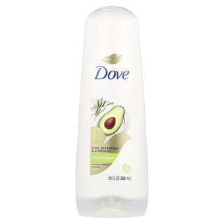 Dove, カールディフェンス＆ストレングスコンディショナー、カールヘア＆ウェービーヘア用、355ml（12液量オンス）