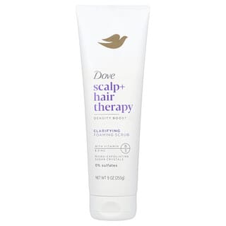 Dove, Scalp + Hair Therapy, Scrub schiumogeno chiarificante, 255 g