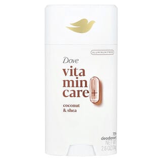 Dove, Desodorante Vitamin Care+, Coco e Karité, 74 g (2,6 oz)